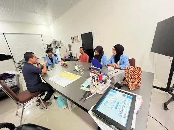 Mahasiswa Magang Fakultas Teknik Industri Universitas Islam Makassar (UIM), (Dok: Ist).