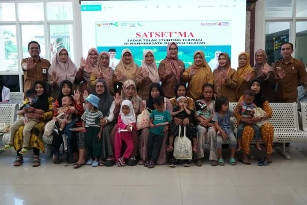 Program SATSET'MA atau Sadar Tolak Stunting Terpadu dari Mamminasata mudahkan pasien stunting yang belum memiliki kartu JKN atau BPJS untuk mendapatkan pelayanan kesehatan yang layak (Dok: Ist)