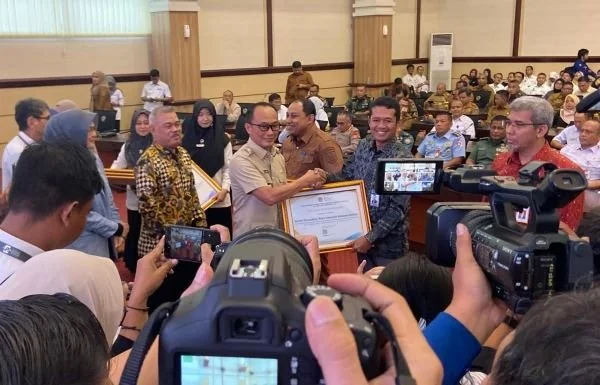 Pj Gubernur Sulsel, Prof Zudan Arif Fakrulloh pada agenda DIPA di Kantor Gubernur Sulsel (Dok: Nofi KabarMakassar).