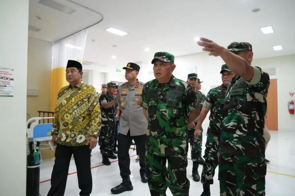 Peresmian Rumah Sakit TNI Punggawa Malolo di Mamuju (Dok : Ist).