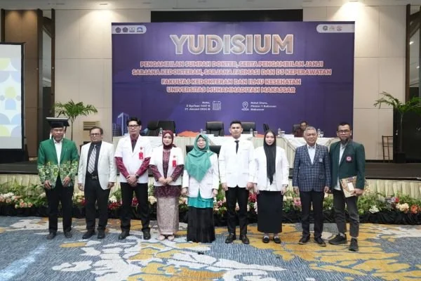 Unismuh Makassar Lepas 82 Lulusan FKIK, Perkuat Layanan Kesehatan Kawasan Timur, (Dok: Ist).
