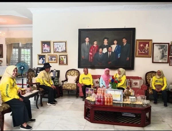 Golkar Sulsel saat Anjangsana (Dok: Ist).