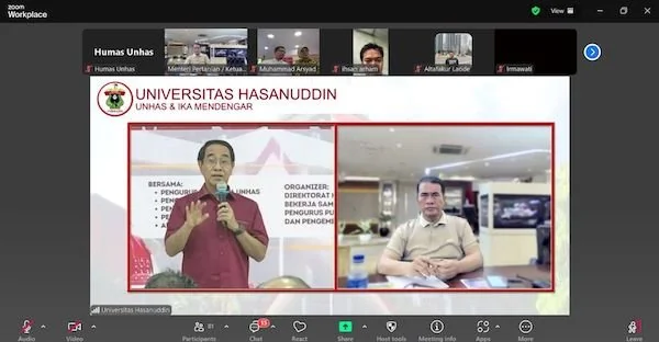 dialog terbuka bertema “Unhas dan IKA Mendengar”. Dok. Ist