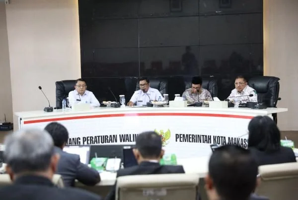 Pj Sekda Makassar, FIrman Hamid Pagarra saat menerima kunjungan VItasi PKN Kemenag RI (Dok : Ist).