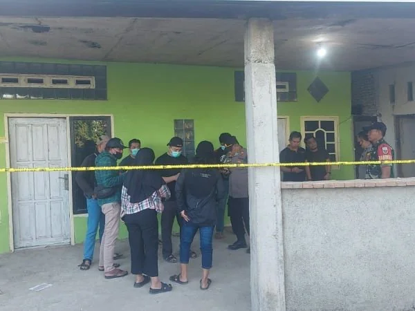 Lokasi penemuan mayat perempuan di pangkep (Dok : Ist).
