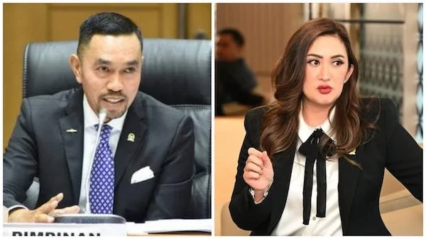 Ahmad Sahroni dan Nafa Urbach (Dok: Ist)