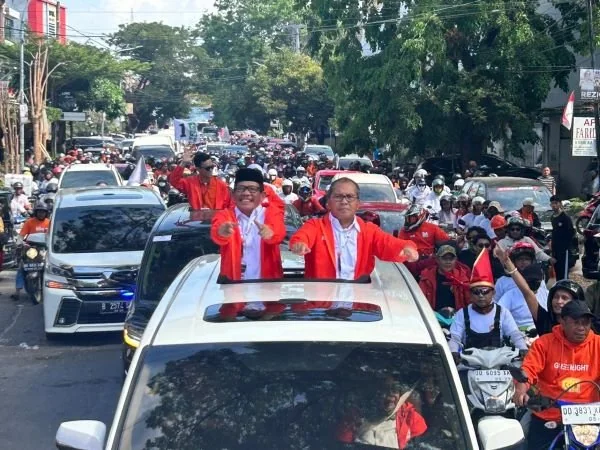 Bakal calon gubernur Sulsel, Moh Ramdhan Pomanto dan Calon Wakil Gubernur Azhar Arsyad (Dok: ist)