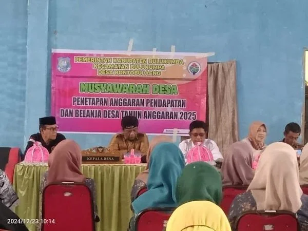 Penetapan APBDes di Desa Bontobulaeng.ist