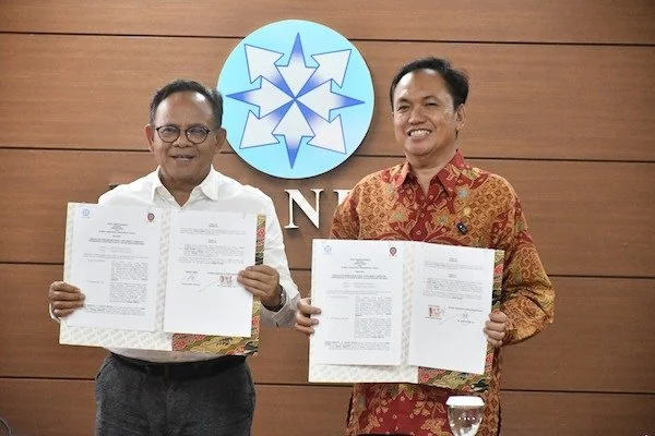 Penandatanganan MoU KPPU dengan Dewan Pers, (Dok: Ist).