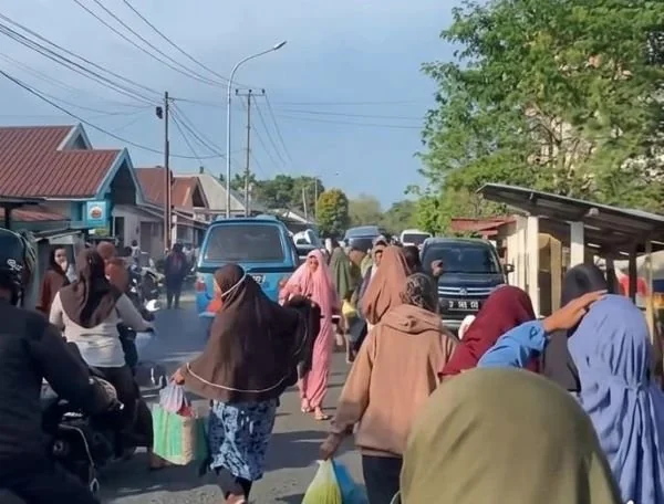Suasana Warga Tidore Panik Tsunami Pasca Gempa (Dok: Ist).