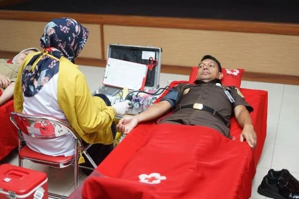 Kejati Sulsel Gelar Aksi Donor Darah (Dok : ist).