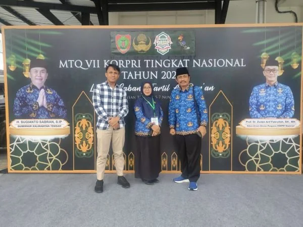 Kafilah Sulbar yang masuk Finalis MTQN VII KORPRI Palangkaraya (Dok : Ist).