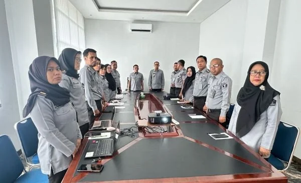 Kanwil Kemenkum Sulsel saat mengikuti kegiatan (Dok : Ist).