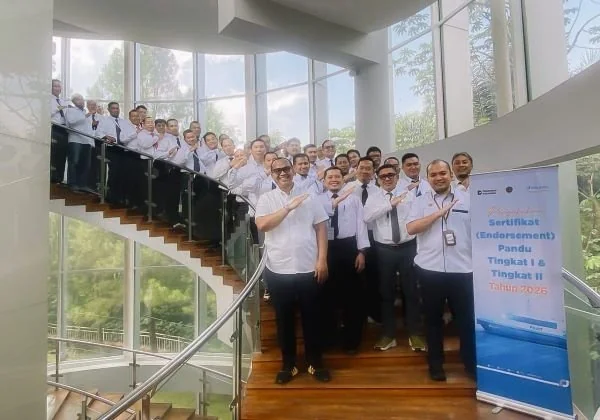 PT Pelindo Jasa Maritim (SPJM) menggelar kegiatan endorsement pandu batch 1 sebagai upaya untuk meningkatkan kompetensi pandu (Dok: Ist)