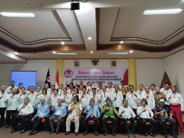Foto kebersamaan saat pelantikan Pengurus DPD BKSG-LKIndonesia Kabupaten Toraja Utara (Dok : ist).