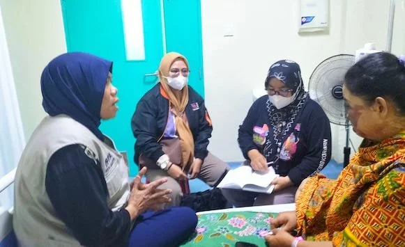 Korban Penyiraman Air Keras di Makassar