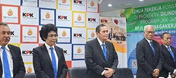 Para pimpinan dan anggota Dewas KPK. Foto-VOI