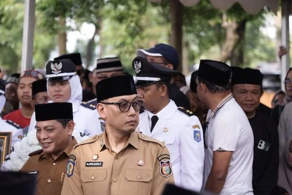 Sekretaris Daerah (Sekda) Kota Makassar, Andi Zulkifly, di Rumah Duka (Dok: Ist).