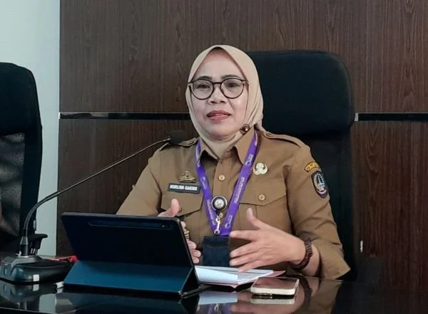 Kepala Dinas Peternakan dan Kesehatan Hewan Provinsi Sulawesi Selatan, Nurlina Saking (Dok: Nofi KabarMakassar).