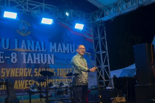 Perayaan puncak HUT ke-8 Lanal Mamuju. Dok. Ist