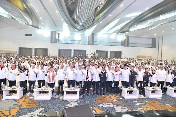Suasana Pelantikan dan Rakorwil Sulsel, (Dok: Sinta KabarMakassar).