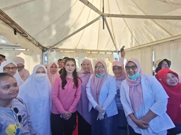 Selvi Ananda Gibran Tinjau CKG HKG PKK dan Dekranas. (Dok: Ist)