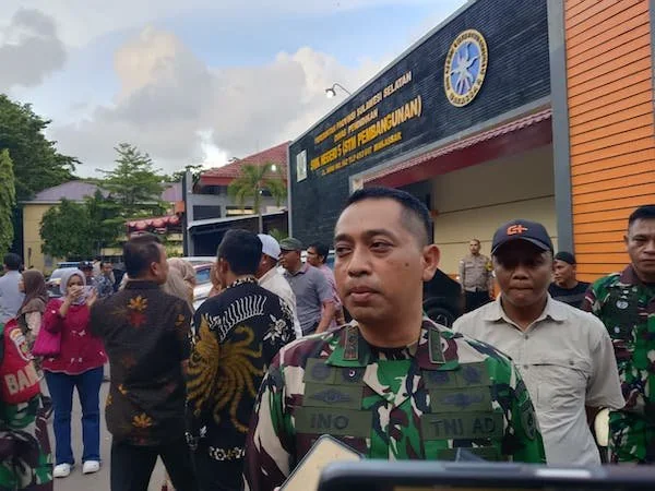Komandan Kodim 1408 Makassar, Letkol Kav Ino Dwi Setyo Dermawan (Dok: Sinta KabarMakassar).
