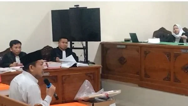 Terdakwa Andi Ibrahim ikuti sidang di Pengadilan Negeri Sungguminasa (Dok: ist)