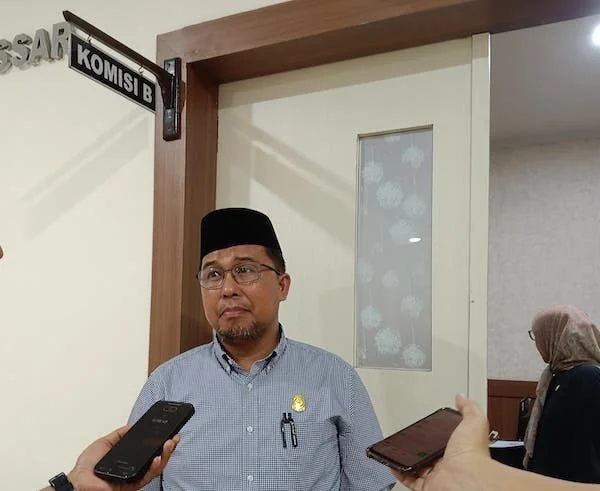 Anggota Komisi B DPRD Kota Makassar, Hartono, (Dok: Sinta Kabar Makassar).