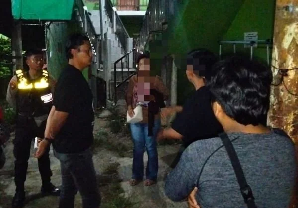 Personel Polresta Mamuju saat mendatangi TKP. (Dok: Ist)