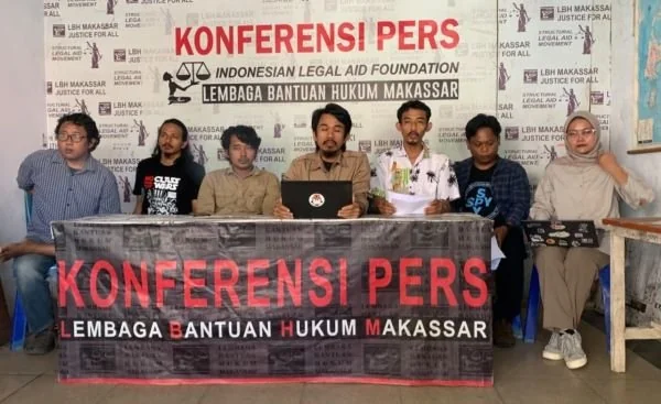 Konferensi Pers Koalisi Rakyat Sulsel. (Dok: Ist)