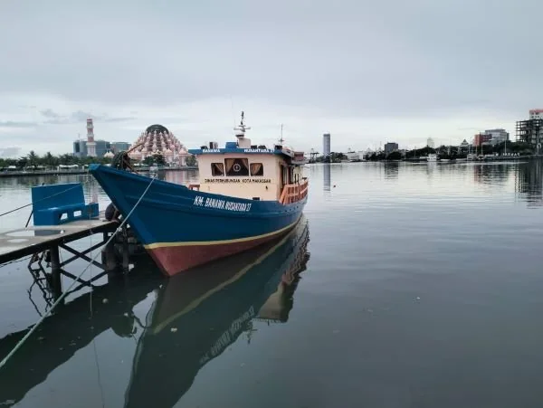 Penampakan Pete-pete Laut atau Alat Tranportasi Laut untuk Pulau di Makassar, (Dok: Ist).