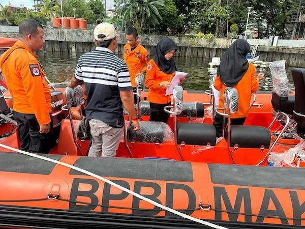 Suasana BPBD Kota Makassar saat Meningkatkan Kesiapsiagaan, (Dok: Ist).