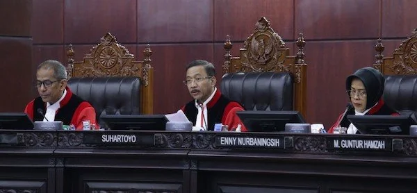 Sidang Pengucapan Putusan Perkara Nomor 109/PUU-XXIV/2026 Pengujian Materiil Undang-Undang Nomor 7 Tahun 2017 tentang Pemilihan Umum (Dok: Ist).