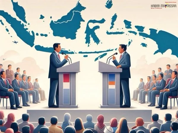 Ilustrasi Debat Pilkada (Dok : KabarMakassar).