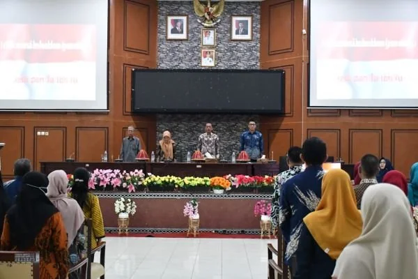 KPA Sinjai menggelar rapat koordinasi Penanganann HIV dan AIDS di Ruang Pola Kantor Bupati Sinjai (Dok : Ist).