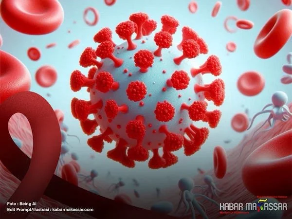 Ilustrasi virus (Dok: KabarMakassar)