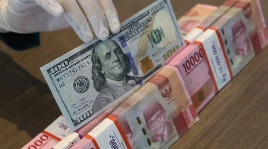 Mata uang dolar AS dan rupiah (Dok : int).
