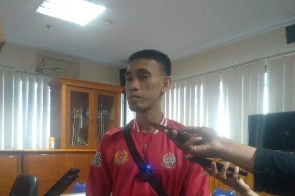 Syamsuddin Massa, atlet Sulsel dari cabang olahraga lari peraih medali perak pada PON XXI Aceh-Sumut.