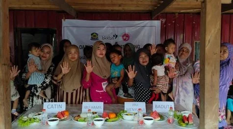 Kelompok warga Calon Pengantin (Catin), Ibu Hamil, Ibu Menyusui dan Baduta (Bayi di bawah dua tahun) yang disasar DP2kB Jeneponto. (ist).