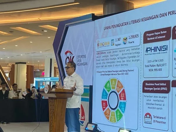 Kepala Otoritas Jasa Keuangan  Provinsi Sulawesi Selatan Sulawesi Barat Moch. Muchlasin (Dok: Nofi KabarMakassar)