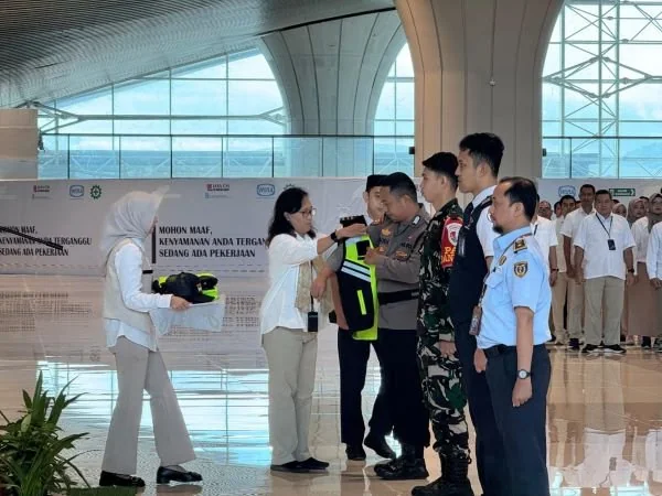 Apel Posko Lebaran 2025 Bandara Sultan Hasanuddin (Dok : Ist).