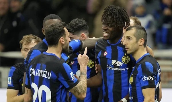 Para pemain Inter Milan. AP Photo/ Luca Bruno