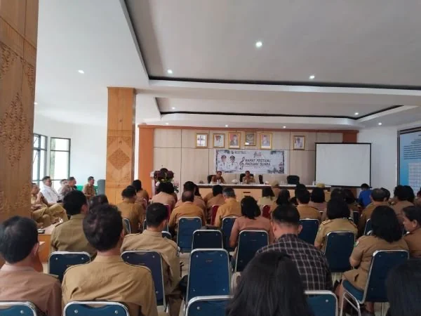 Suasana Rapat persiapan Festival Paduan Suara 2024  (Dok : Jerni KabarMakassar).