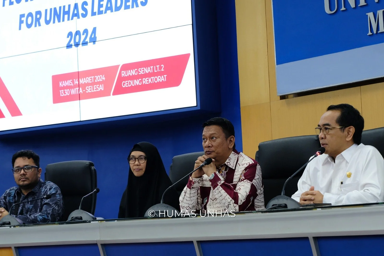 Universitas Hasanuddin menggelar pengenalan dan peluncuran platform Flow Speak sebagai bagian dari upaya strategis Unhas peningkatan fasilitas dalam latihan berbicara bahasa Inggris. (FOTO DOK Unhas)