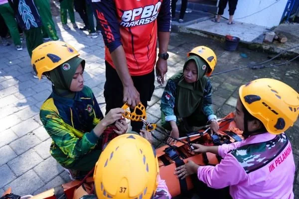 Pelatihan BPBD Makassar (Dok: KabarMakassar).