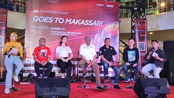 Konferensi Pers MotoGP Mandalika di District Popsa (Dok : Hanifah KabarMakassar).