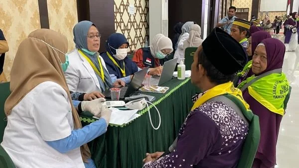 Jemaah Haji Embarkasi Makassar (Dok : Ist).