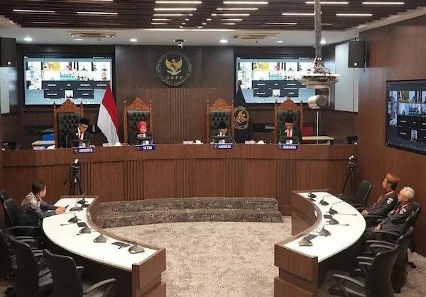 Suasana Sidang di ruang Sidang DKPP, (Dok: Ist).