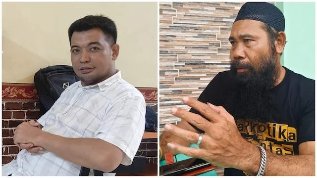 Dosen Unpac, Hardianto Haris dan Ketua FPI Jeneponto, Abd Jalil